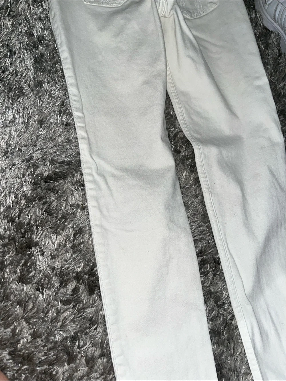 Hollister White Stretch Skinny Jeans - Picture 9 of 9